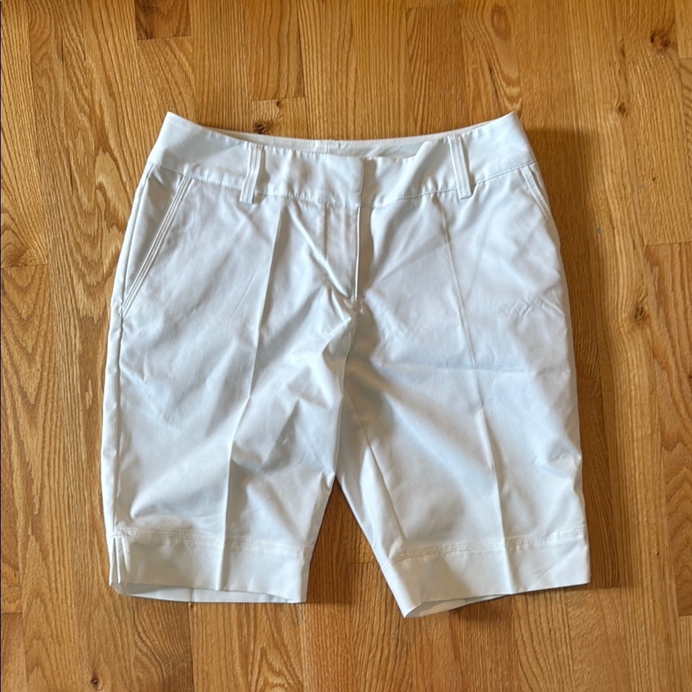 Adidas Women's White Golf Shorts